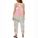 thumbnail image 3 of Odeerbi 5-14 Años Niñas Traje de Verano Floral Impresión Camisola Romper Casual Overalls Bib Pantalones Generales Con Bolsillos, 3 of 6