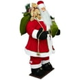 thumbnail image 2 of 5' Life-Size Deluxe Animated Musical Inflatable Santa Claus Christmas Figure, 2 of 7