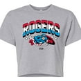 thumbnail image 3 of Marvel Captain America - Rogers - Juniors Cropped Graphic T-Shirt, 3 of 5