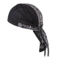 thumbnail image 2 of 4x Durag Skull Cap Sunnimix Pañuelo Para La Cabeza Con Pérdida De Cabello Pañuelo Musulmán Turbante Negro Azul, 2 of 8