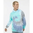 thumbnail image 4 of Colortone Tie-Dyed Cloud Fleece Hooded Sweatshirt, 4 of 5