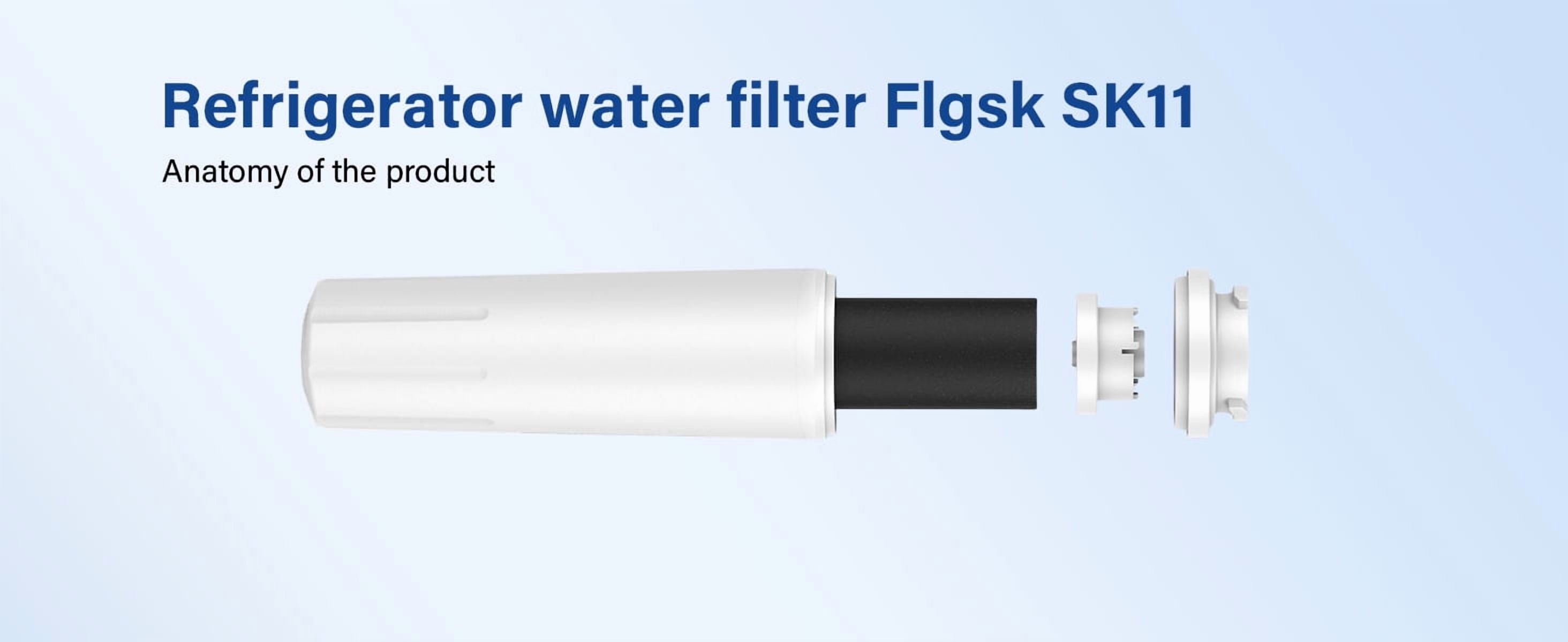 Water Filter Replacement For EveryDrop EDR4RXD1, Water Filter 4, Whirlpool WHR4RXD1, KAD4RXD1 and 469006 Refrigerator Water Filters New 4 Pack