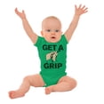 thumbnail image 3 of Get a Grip Golfing Golfer Joke Funny Romper Boys or Girls Infant Baby Brisco Brands NB, 3 of 7