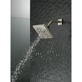 thumbnail image 4 of 5-Spray H2OkineticÃÃÂ® Angular Modern Raincan Shower Head in Stainless 52664-SS, 4 of 9