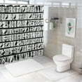thumbnail image 7 of Orinice Egyptian Hieroglyphics Bathroom Decor Set with Hooks, Luxurious Graphic Print Polyester Fabric Shower Curtain for Bathroom, Multiple Sizes and Colors 36x72, 7 of 7