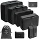 thumbnail image 1 of Juego organizador de viaje de 8 piezas: ¡cubos de embalaje para un viaje eficiente! Bolsa ordenada para zapatos, 1 of 10