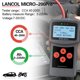 thumbnail image 5 of Probador de batería de automóvil automotriz de 12 V y 24 V Probador de carga Multi-idioma Abanopi Coche proteger, 5 of 6