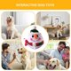 thumbnail image 4 of Juguetes para Perros Que Hacen Ruido Juguete Interactivo para Mascotas en Movimiento MuñEco Nieve Parlante Peluche Que Rebota y Se Mueve Juguete ElectróNico para Perros Que Aburren, 4 of 5