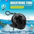thumbnail image 3 of Tubo de respiración de silicona plegable para snorkel: ¡sumérjase más profundamente y respire libremente!, 3 of 10