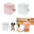 thumbnail image 3 of kusrkot Dog Cat Moisture Resistant Rice Bucket Cereal Grain Food Storage Container Small Pink, 3 of 9