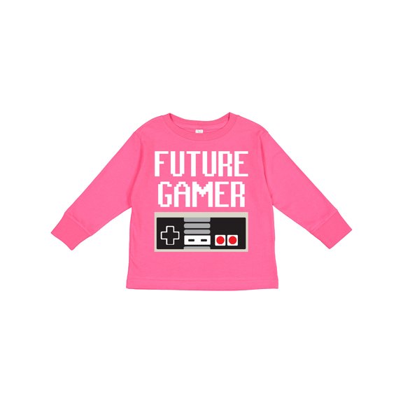 Inktastic Future Gamer. Boys or Girls Long Sleeve Toddler T-Shirt