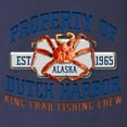 thumbnail image 3 of CafePress - DUTCH HARBOR CRABBING Long Sleeve T Shirt - Long Sleeve Dark T-Shirt, 3 of 4