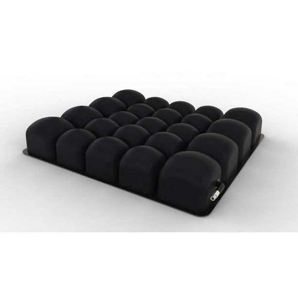 Cojín Inflable Roho Mosaic Negro Ajustable para Oficina, Coches y Hogar