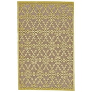 Mollia Textured Indoor/Outdoor Rug, Sunny Yellow/Tan 2ft - 1in x 4ft Accent Rug