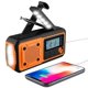 thumbnail image 1 of Crank Emergency Radio 4000mAh Power Bank with LCD Screen, Solar, Flashlight-WELLNGS, 1 of 5