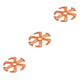 thumbnail image 4 of Eigraketly Almohadilla para casco de bicicleta eléctrica Desmontable Reutilizable Transpirable Ciclo de protección Color sólido Montar Reemplazar forro Naranja 3piezas Eigraketly CBP228619, 4 of 6