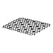 thumbnail image 3 of Spectrum Diversified Hexa Small Raised Feet Quick-Drying, Heavy-Duty Protector with Non-Slip Surface, Mat for Dual Sinks, Frost/Gray, 3 of 4