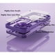 thumbnail image 4 of Funda Rígida De Lujo Mate Transparente Antihuellas Dactilares Compatible Para iPhone 11 12 13 14 Pro Max 14 Plus Cubierta A Prueba De Golpes Lente De Recubrimiento, 4 of 4