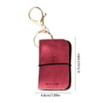thumbnail image 4 of Deeceymbur Mini Ledger Keychain Portable Notebook Soft Faux Leather Cover Creative Design Key Accessory Daily Notes Gift, 4 of 7
