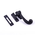 thumbnail image 5 of Renovators Supply Black Wrought Iron Window Sash Lock 3.75 in Window Locks w/Screws Pack of 3, 5 of 7