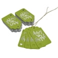 thumbnail image 3 of Inkdotpot Merry And Bright Christmas Bottle Tag Real Silver Foil Favor Hang Tags Pack Of 100, 3 of 6