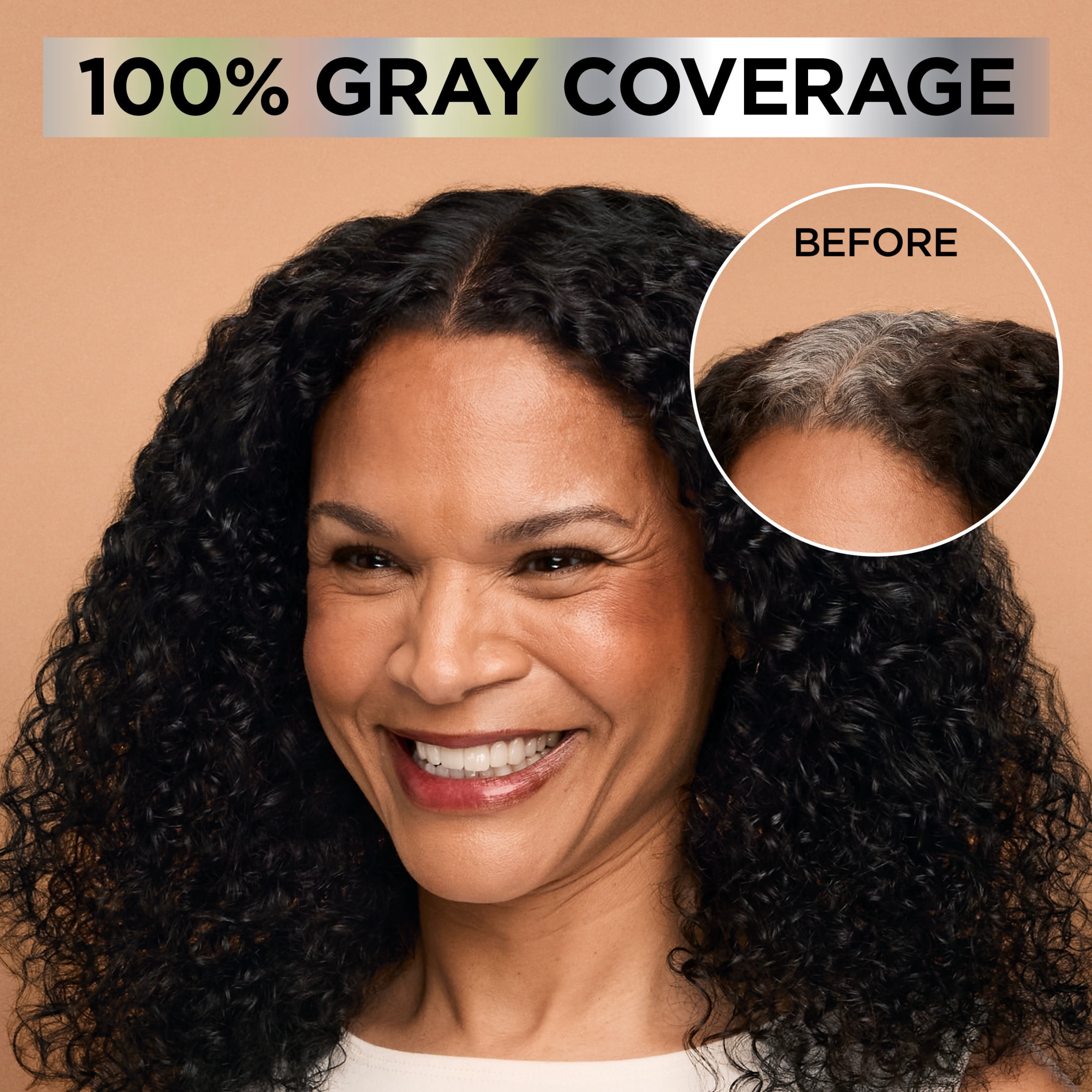 Garnier Nutrisse 0% Ammonia Glossy Curl Nourishing Permanent Hair Color Kit, CR1 Glossy Black, 1 Kit