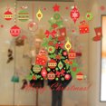 thumbnail image 3 of RV Bola colgante Calcomanía de Navidad Árbol de Navidad Regalo Campanas de viento Sala de estar TV Fondo Pegatinas de pared oso de fresa Electrónica, 3 of 5