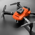 thumbnail image 4 of Amzcrzy Electrónica para hombres Organizador de electrónica Cámara digital Drone E100 HD 4K para fotografía aérea, cuadricóptero con control remoto de doble cámara, modelo plegable para niños. Acceso, 4 of 4
