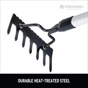 Corona Extended REACH 7-Tine Raised Bed Garden Rake with ComfortGEL Grip
