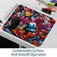 thumbnail image 6 of Graffiti Printed Desk Mat Mousepad, Non-Slip Rubber Bottom, 8.3x9.8 Inch, Suitable for Office and Gaming, 6 of 6