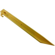 6 Pack 12 inch(s)  Plastic Yellow Tent Pegs