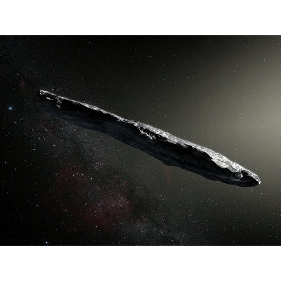 Space ESO Illustration Interstellar Asteroid Oumuamua Extra Large XL Wall Art Poster Print