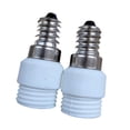 thumbnail image 4 of 2 adaptadores de bombilla E14 a G9, convertidores de base de bombilla, herramienta profesional para el hogar, fácil instalación, conversión de, 4 of 8