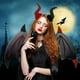 thumbnail image 5 of Fiudx Ofertas Relámpago Conjunto De Disfraz De Diablo De Halloween, Horquilla Del Diablo Y Diadema De Cuerno Del Diablo, Fiesta Para Niños, Fiesta De Disfraces De Halloween, 5 of 6