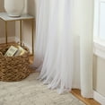 thumbnail image 3 of TOWN & COUNTRY LUXE Talia Double Layer Indoor Curtains, Sheer and Room Darkening Blackout, Grommet Top, Energy Efficient, 2-Pack Set, 52"x120", Vanilla, 3 of 6