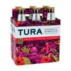 TURA Alcoholic Hard Kombucha, Hibiscus Wildberry, Organic 6/12 B