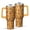 Orangish, variant on 40oz Tumbler with Handle and Straw, Vacuum Insulated Stainless Steel Travel Mug, Fits Car Cup Holder, Animal Print