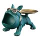 thumbnail image 1 of Estatua de perro para el hogar, figura de perro de resina, escultura, arte de mesa, decoración, artículos diversos, llave Verde, 1 of 3
