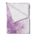 thumbnail image 2 of Flower Soft Flannel Fleece Throw Blanket, Dreamy Tree Body View Cloudy Details Love and Affection Valentines Inspired Motif, Cozy Plush for Indoor and Outdoor Use, 70" x 90", Purple, by Ambesonne, 2 of 5