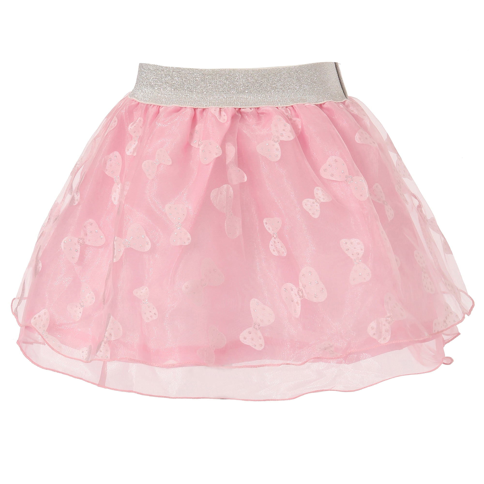 Richie House - Richie House Girls' Tulle Skirt with Bow Print and ...