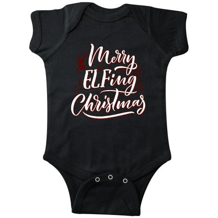 

Inktastic Merry Elfing Christmas Gift Baby Boy or Baby Girl Bodysuit