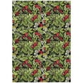 thumbnail image 2 of Addison Rugs Chantille Indoor/Outdoor Transitional Holiday Holly Black Machine Washable Rectangle Rug, 2'6" x 3'10", 2 of 7