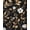 Black/Gold/White, variant on Peel and Stick Wallpaper, Thick Self Adhesive Vinyl Roll, Removable Waterproof Contact Paper for Bedroom Bathroom Cabinet Accent Wall, Vintage Dark Moody Leaves Decor Black Green Gold, 17.5" x 118"