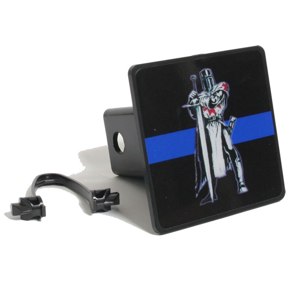 Thin Blue Line Blue Knight Reflective Hitch Cover
