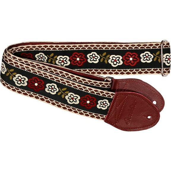 Souldier Marigold Guitar Strap Burgundy 2 in.