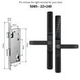 thumbnail image 2 of IP65 Waterproof Smart Door Lock Handle Ultra-thin Biometric Fingerprint Door Lock Free App Remote Control ,Corrosion-Resistant, 2 of 4