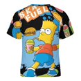 thumbnail image 5 of Simpsons Kid Shirts Unisex Casual Tops 3D Print Graphic Tees Short Sleeve T Shirts for Boys Girls 110CM, 5 of 8