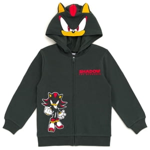 SEGA Sonic the Hedgehog Cosplay Fleece Zip-Up Hoodie