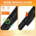 thumbnail image 5 of Grusce Waterproof Metal Detector with Hanging Storage Bag 360° Detection Handheld Pin Pointer Wand for Outdoor Beach Treasure, 5 of 10