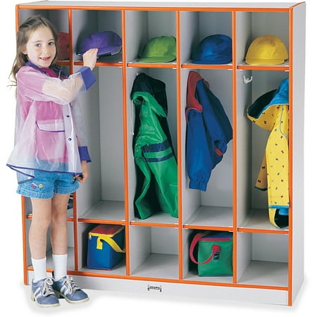 Jonti-Craft Rainbow Accents 5-section Coat Locker